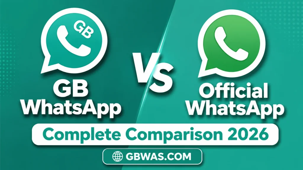 GB WhatsApp vs Official WhatsApp Complete Comparison 2026